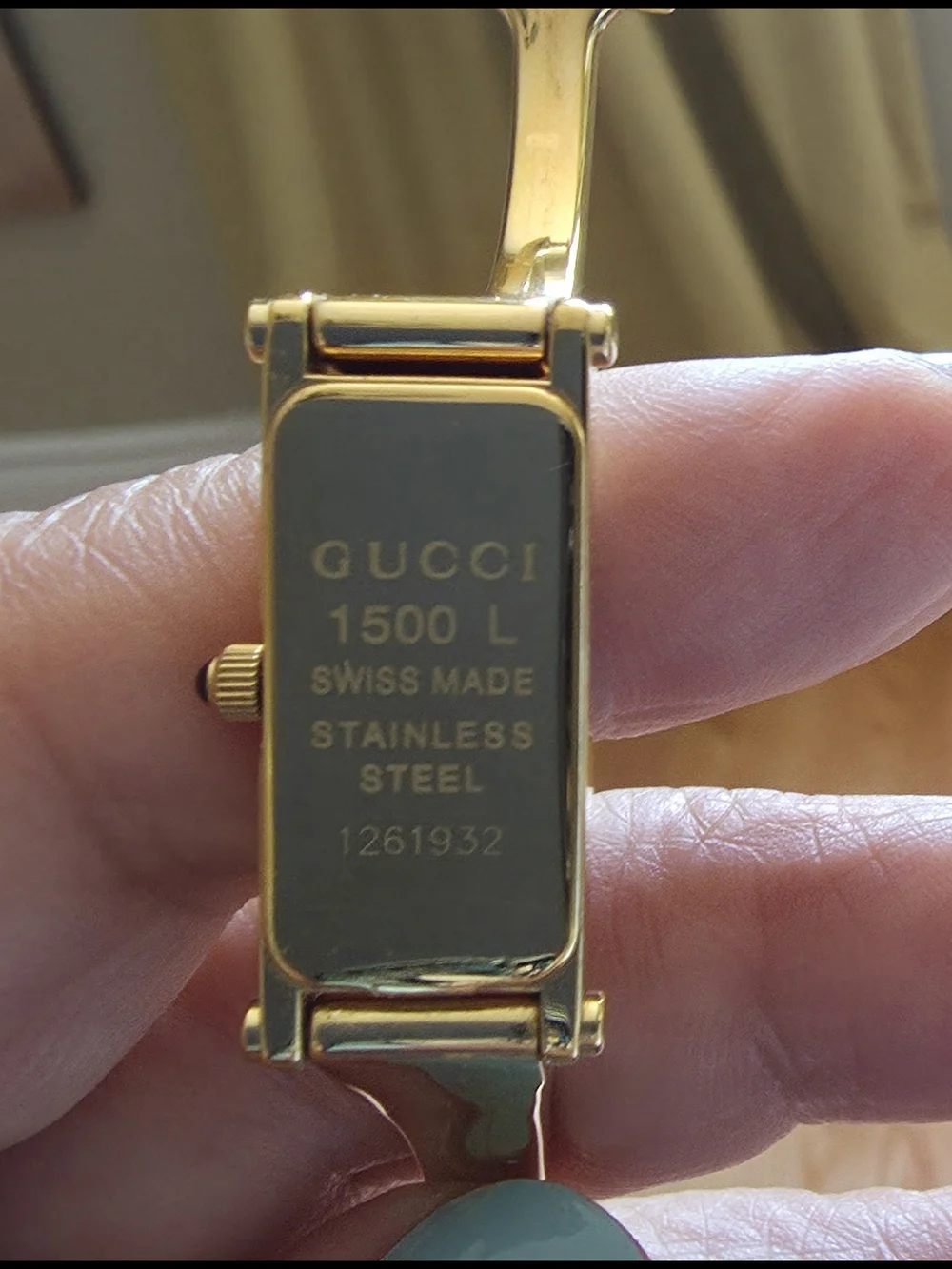 Gucci Gold-Tone Branded Link Bracelet - Picture 5 of 5